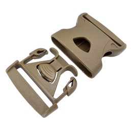 Three-point buckle Dkal 50mm, coyote, DIYP