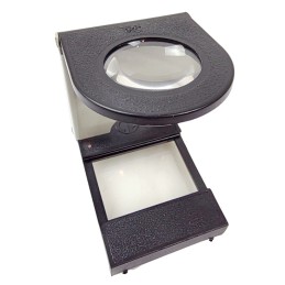 Magnifying display stand, slide viewer