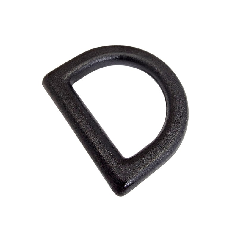 D-Ring Dkal 25mm, black, DIYP