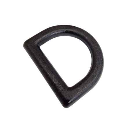 D-Ring Dkal 25mm, black, DIYP