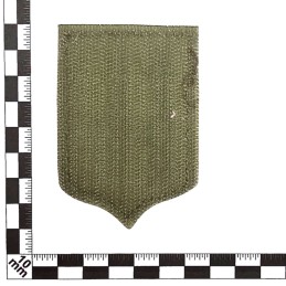 "KFOR" patch, blue frame, with velcro
