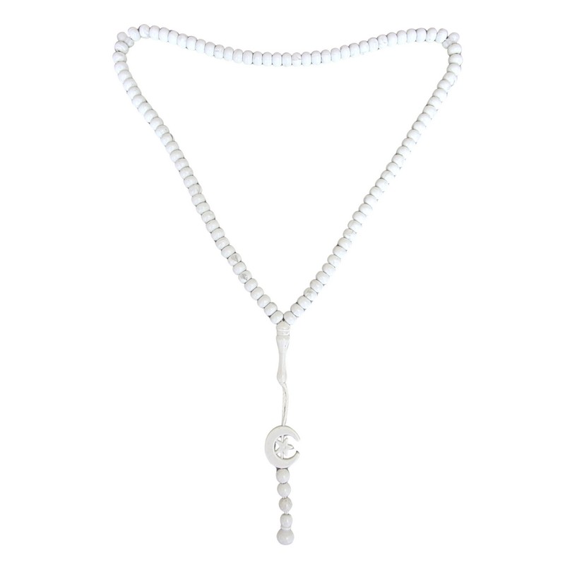 Tasbeeh – Muslim prayer cord, White