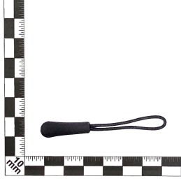 Zip pull, black, DIYS
