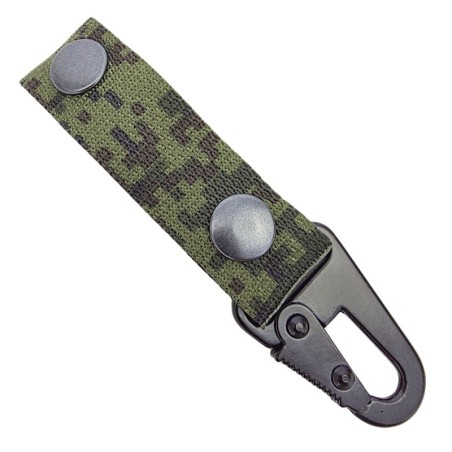 FRP Belt loop with the light snap-hook nad press studs, Digital Flora