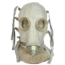 SR-1 gas mask, for someone with a head injury