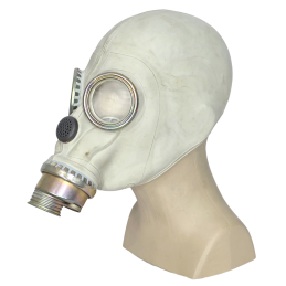 ShM-41M gas mask "Slon" ("Elephant"), with a plastic acoustic chamber