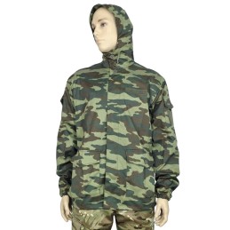"Yenot" FRP - buttoned, hooded blouse, Flora