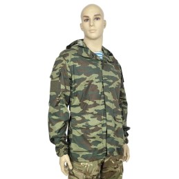 "Yenot" FRP - buttoned, hooded blouse, Flora