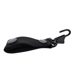 FRP Belt loop with the snap-hook nad press studs, Black