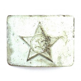 Belt buckle with a star,...