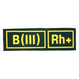 B (III) RH+ tab, green
