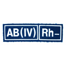 AB (IV) RH- tab, blue